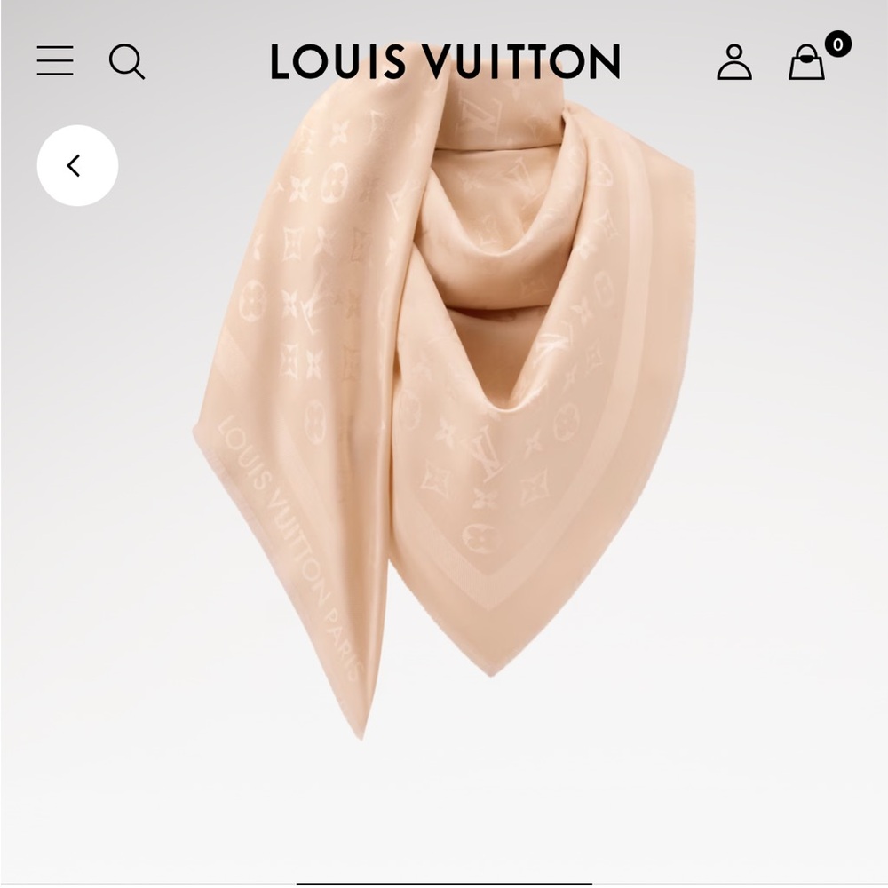 NWOT Louis Vuitton Monogram Classic Shawl